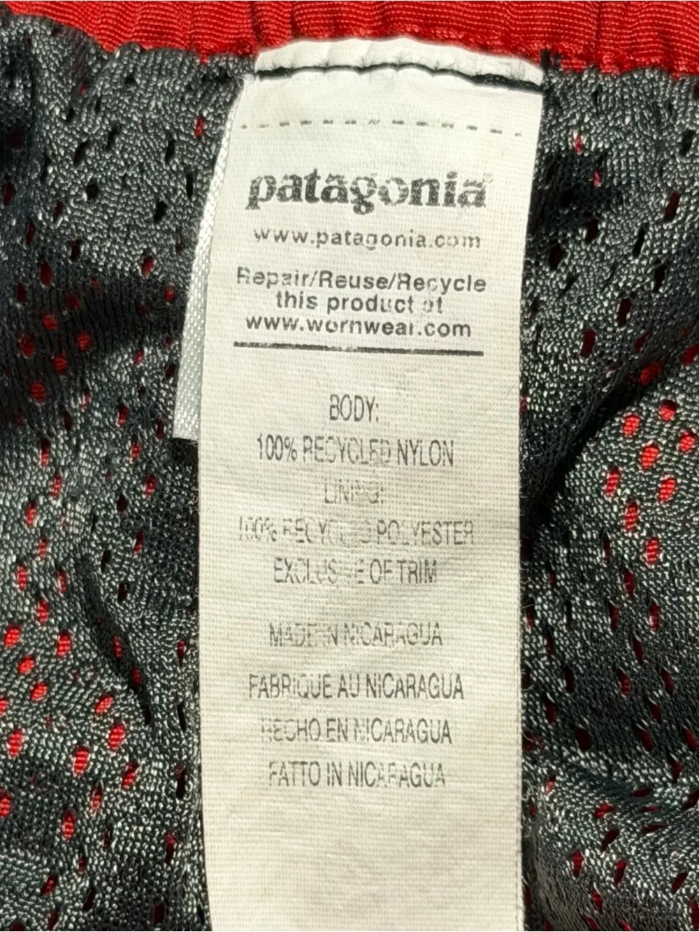 Patagonia Red Men's Swim Trunks